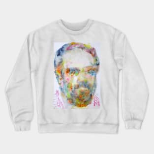 PHILIP K. DICK watercolor portrait .1 Crewneck Sweatshirt